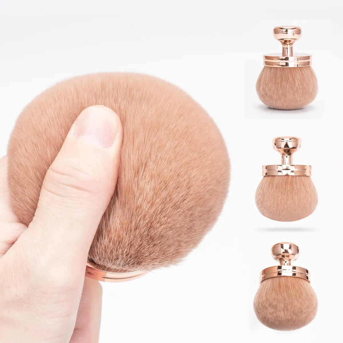 BABYSHEEP Extra Large Body Makeup Brush 3.2inch Rose Gold-Gold | Flawless Self Tan & Body Application - view 4