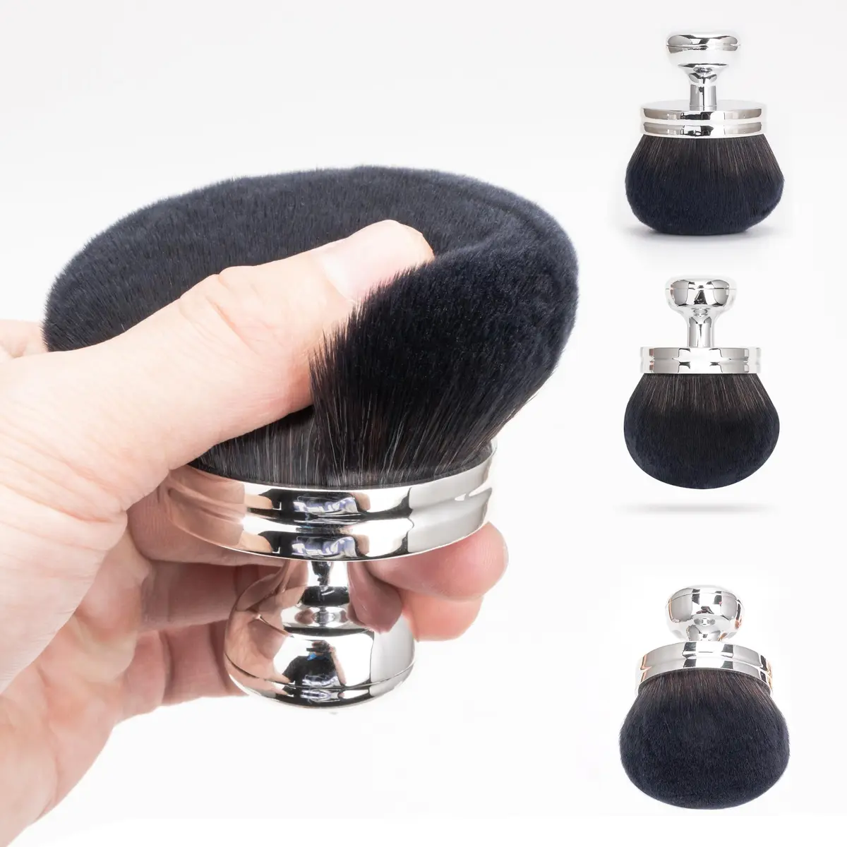 BABYSHEEP Cosmetic Brush 3.2 Inch | Extra Large Body & Face Makeup Applicator with Drawstring Bag - view 4