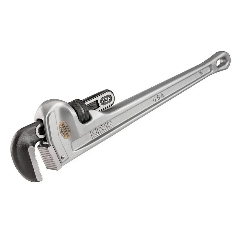 RIDGID 24" & 18" Pipe Wrench Set | Stainless & Aluminum, Heavy Duty, 3 & 2.5 Inch Capacity - view 5