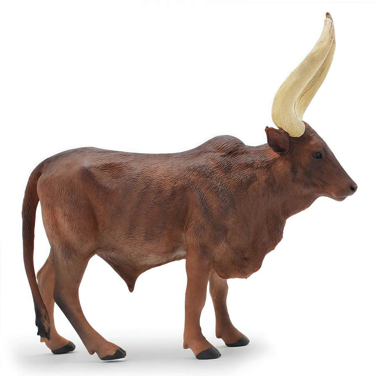 Gemini&Genius Longhorn Cow Farm Animal Figurine | Durable Wild Ox Model for Kids & Collectors - main product image