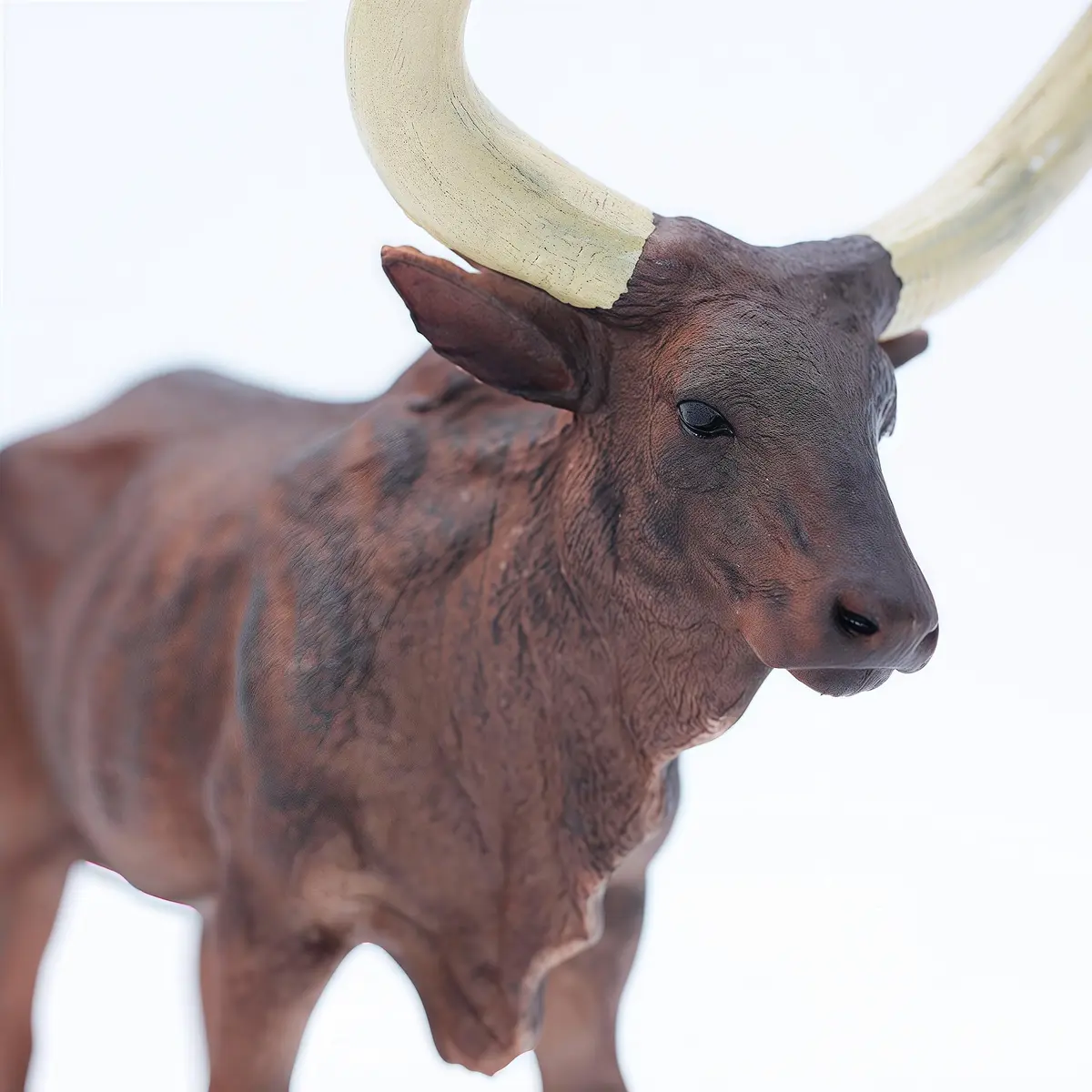 Gemini&Genius Longhorn Cow Farm Animal Figurine | Durable Wild Ox Model for Kids & Collectors - view 7