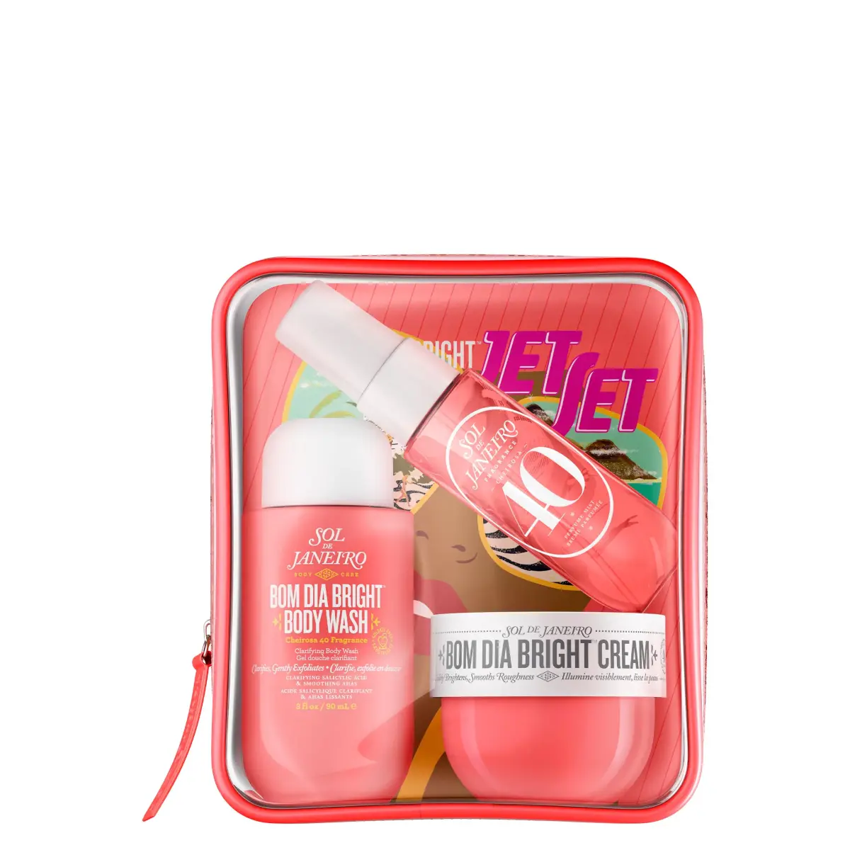 Sol de Janeiro Bom Dia Bright Jet Set | 3 Piece Set, Cheirosa '40 Scent - main product image