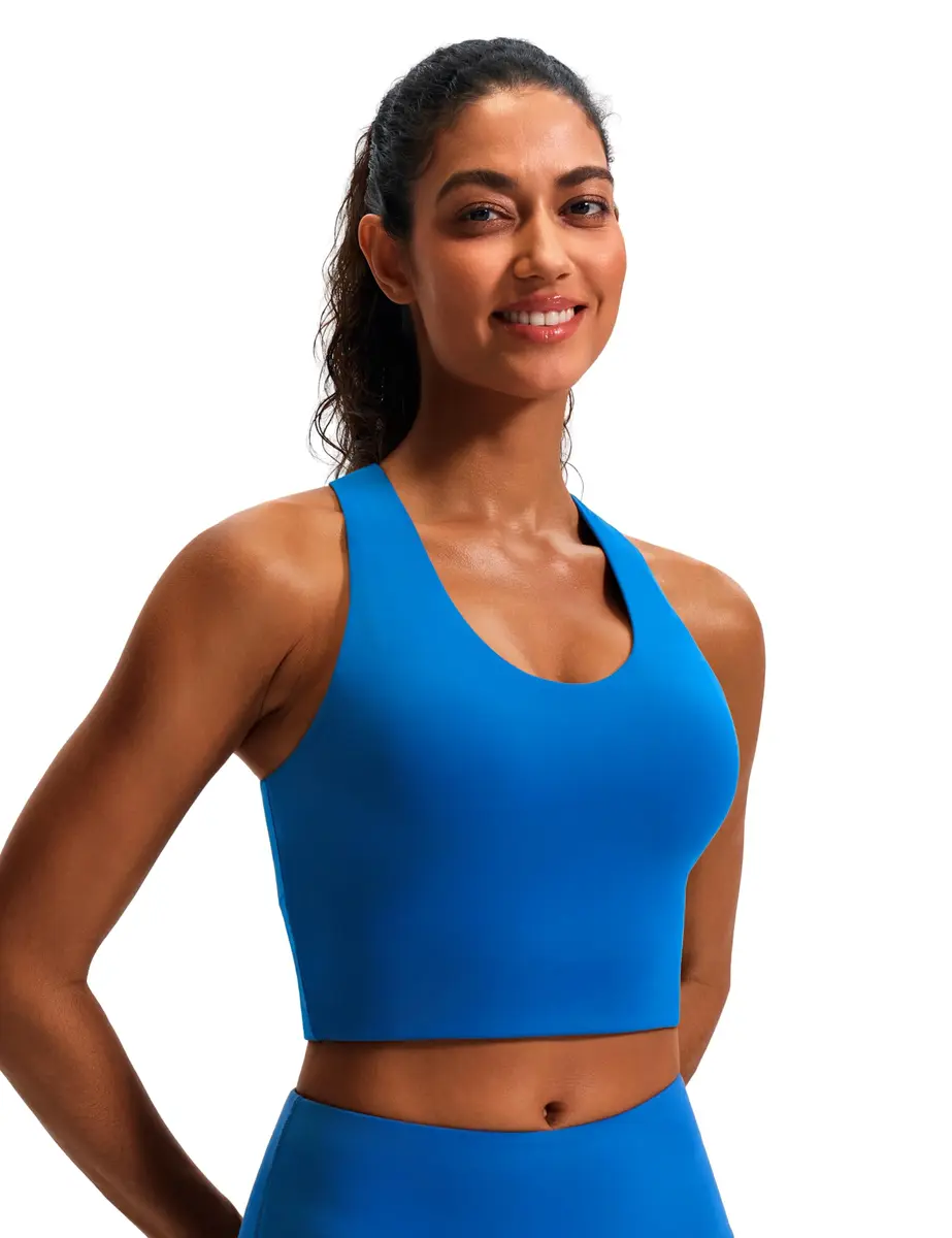 JOYSPELS Criss-Cross Sports Bra 75% Nylon, 25% Spandex | Soft, Supportive, Moisture-Wicking (70-120 chars) - view 2