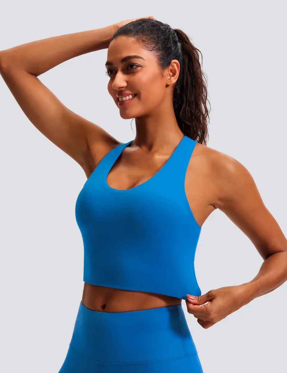 JOYSPELS Criss-Cross Sports Bra 75% Nylon, 25% Spandex | Soft, Supportive, Moisture-Wicking (70-120 chars) - view 3