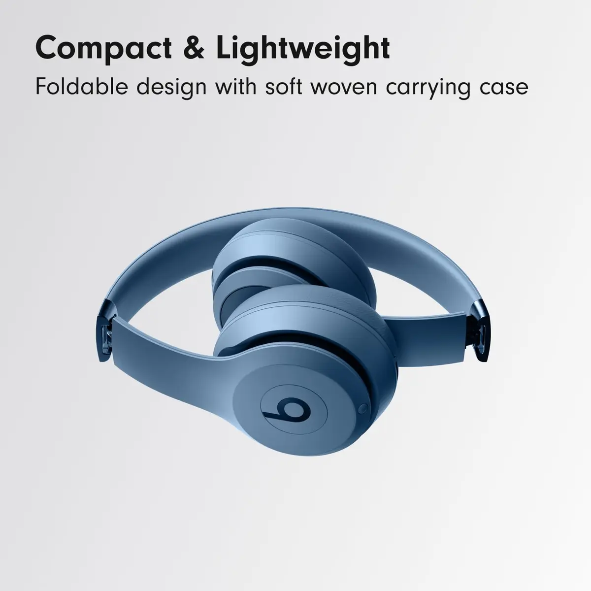 Beats Solo 4 Wireless On-Ear Bluetooth Headphones Up to 50-Hour Battery Slate Blue - view 6