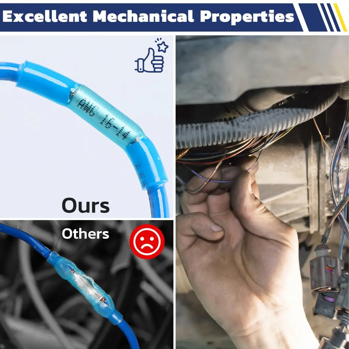 haisstronica Heat Shrink Butt Connectors 80PCS (26-10 AWG) | Waterproof, Marine & Automotive Grade - view 7
