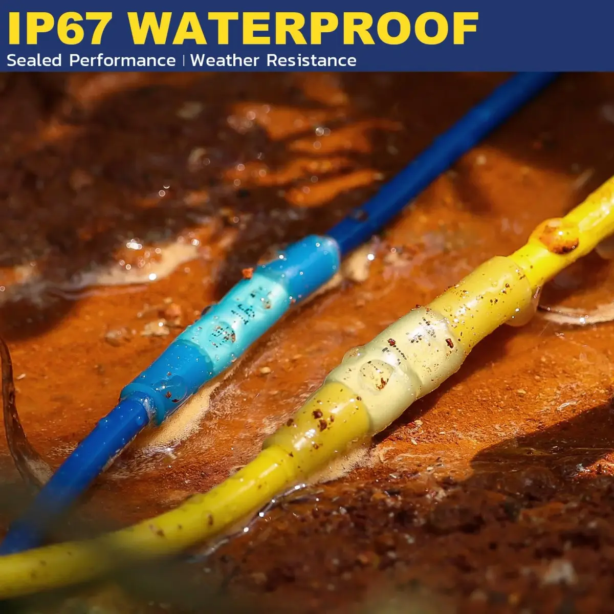 haisstronica Heat Shrink Butt Connectors 120PCS (26-10 AWG) | Waterproof Wire Splices for Automotive & Marine - view 2