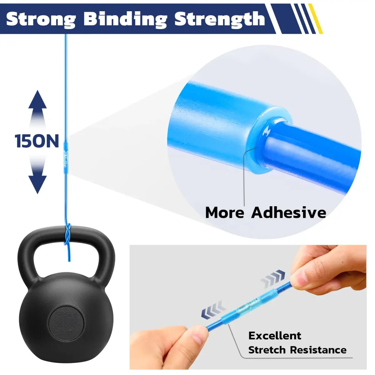 haisstronica Heat Shrink Butt Connectors 120PCS (26-10 AWG) | Waterproof Wire Splices for Automotive & Marine - view 3