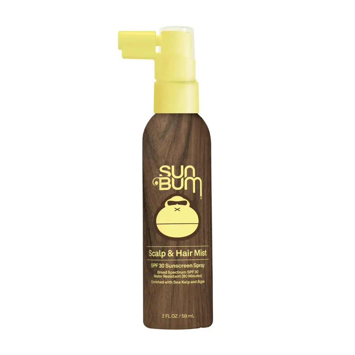 Sun Bum Original SPF 30 Scalp & Hair Mist + Mineral SPF 30 Lip Balm | 59ml (2 Fl Oz) Scalp Mist, 4.4ml (0.15 Oz) Lip Balm - view 2