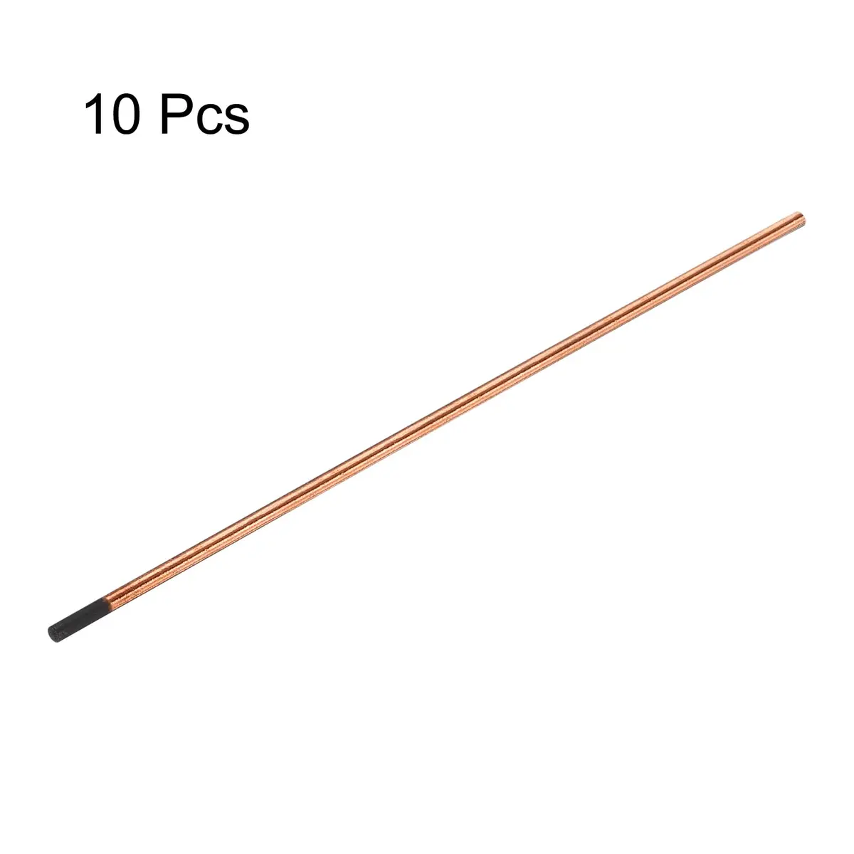 PATIKIL 10pcs 5mmx305mm Carbon Arc Gouging Rods Copper Graphite Coated | High-Temp Resistance & Conductivity - view 3