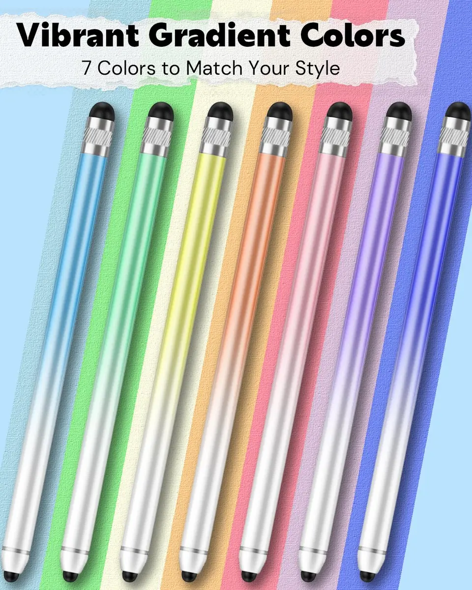 AmberVec Stylus Pen for Touchscreen 7 Pack | Dual-End High Sensitivity, Universal Compatibility - view 6
