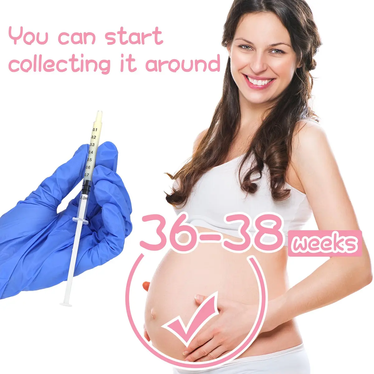 TrelaCo 1ml Colostrum Syringe Collection Kit with 20ml Cup & Stickers | Sterile, Needle-Free, 50-Count - view 3