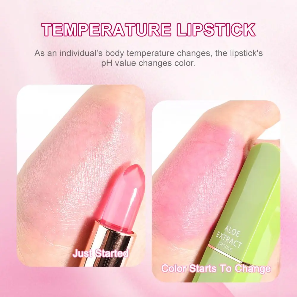 BINGBRUSH Jelly Color Changing Lipstick Queen, 1 Count | Long Lasting Waterproof Lip Balm with Aloe Vera (Dancing Fuchsia) - view 5