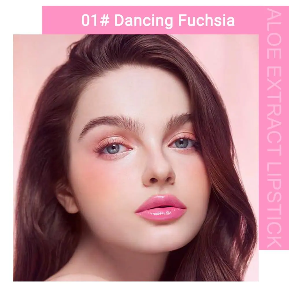 BINGBRUSH Jelly Color Changing Lipstick Queen, 1 Count | Long Lasting Waterproof Lip Balm with Aloe Vera (Dancing Fuchsia) - view 2