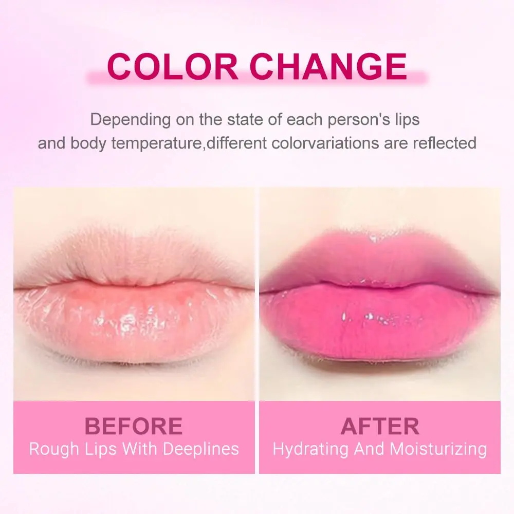 BINGBRUSH Jelly Color Changing Lipstick Queen, 1 Count | Long Lasting Waterproof Lip Balm with Aloe Vera (Dancing Fuchsia) - view 3