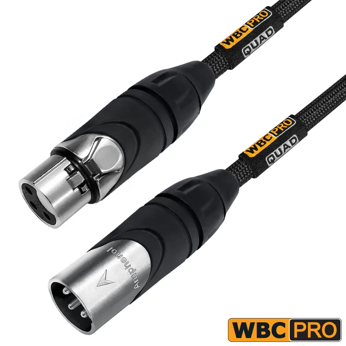 WORLDS BEST CABLES WBC-PRO-QUAD 6 Foot Microphone XLR Cable | Ultra Silent & Flexible, Professional Grade - view 5