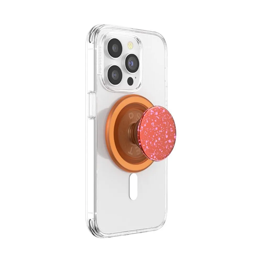 PopSockets Phone Grip for MagSafe 1 Count | Magnetic Stand & Grip, Clay Speckle - main product image