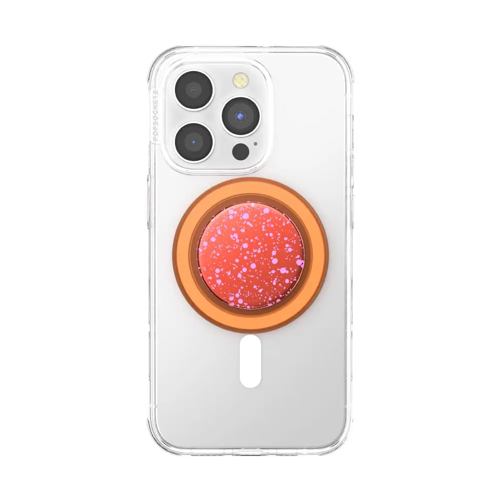 PopSockets Phone Grip for MagSafe 1 Count | Magnetic Stand & Grip, Clay Speckle - view 3