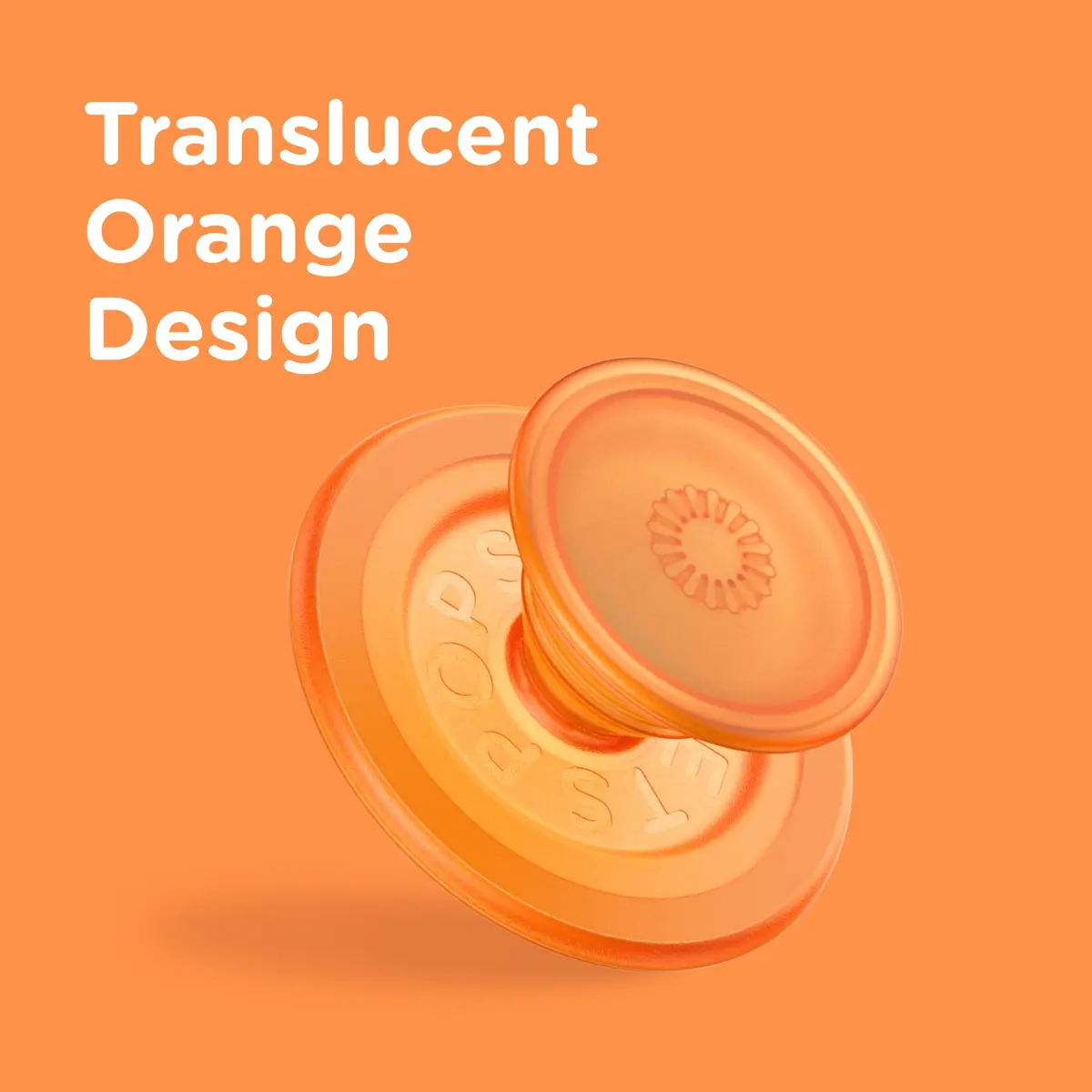 PopSockets Phone Grip for MagSafe Orange Zest | Magnetic MagSafe Compatible Stand & Grip - view 5