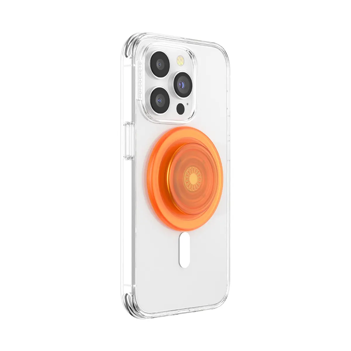PopSockets Phone Grip for MagSafe Orange Zest | Magnetic MagSafe Compatible Stand & Grip - view 3