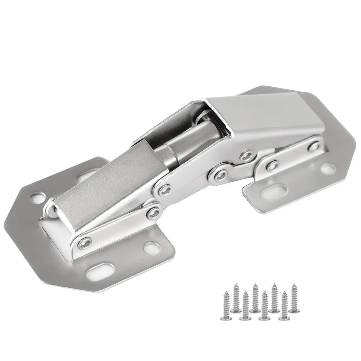 DOBOGA Hidden Hinges for Frameless Cabinets 20 Pack | Concealed 90° Surface Mount Hinges - main product image