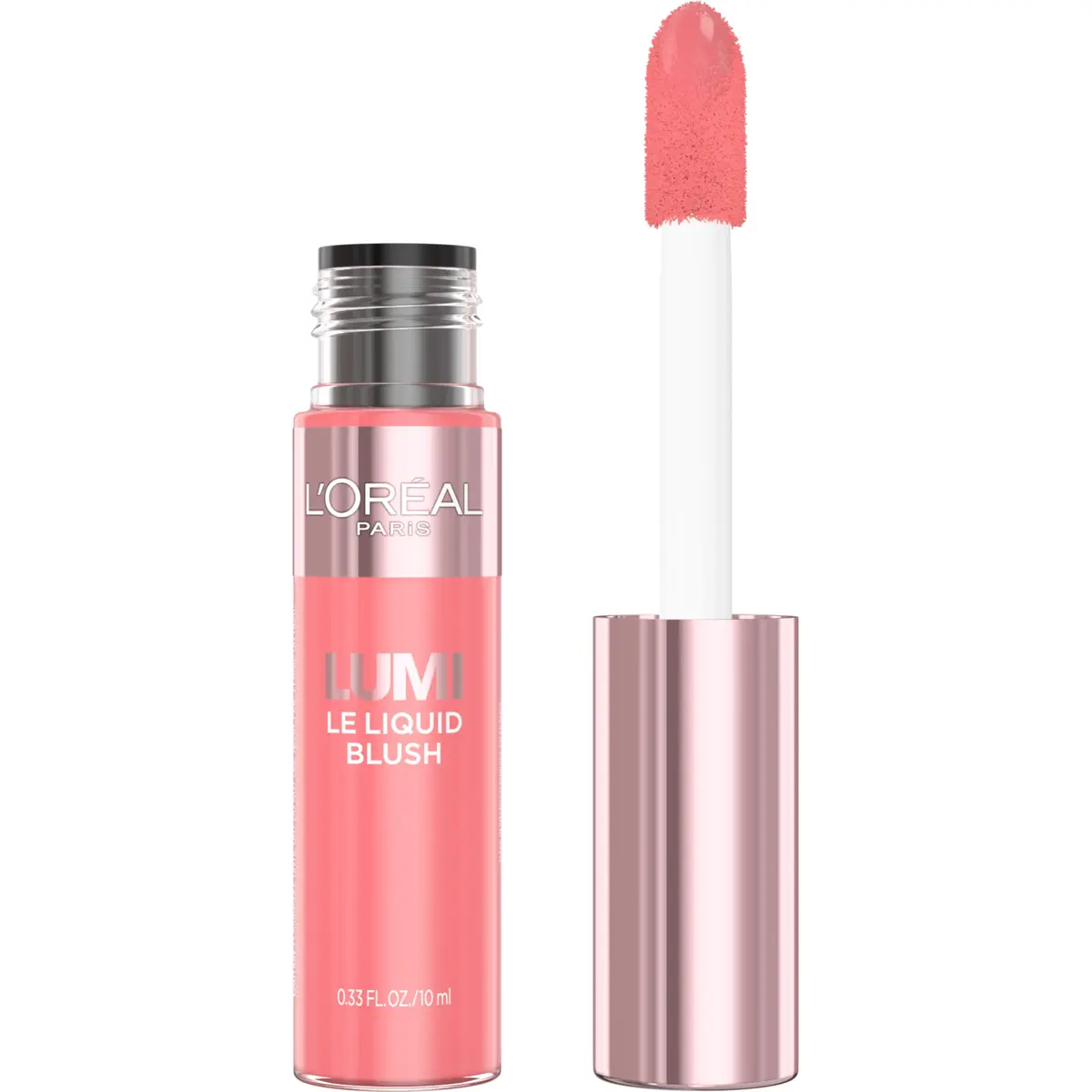 L'Oreal Paris True Match Lumi Le Liquid Blush 0.33 Fl Oz | Dewy Bright Pink, Lightweight, Buildable for All Skin Types - main product image