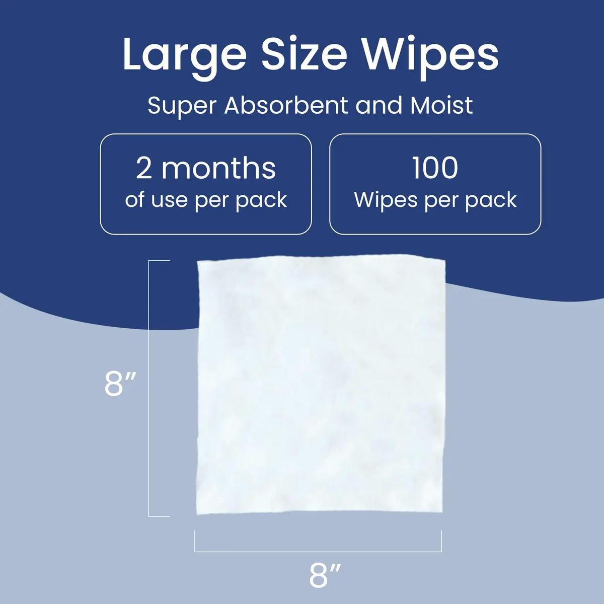 PAWSPIK Made in USA Pet Wipes Large 100 Count | Gentle & Hypoallergenic for Sensitive Skin - view 5