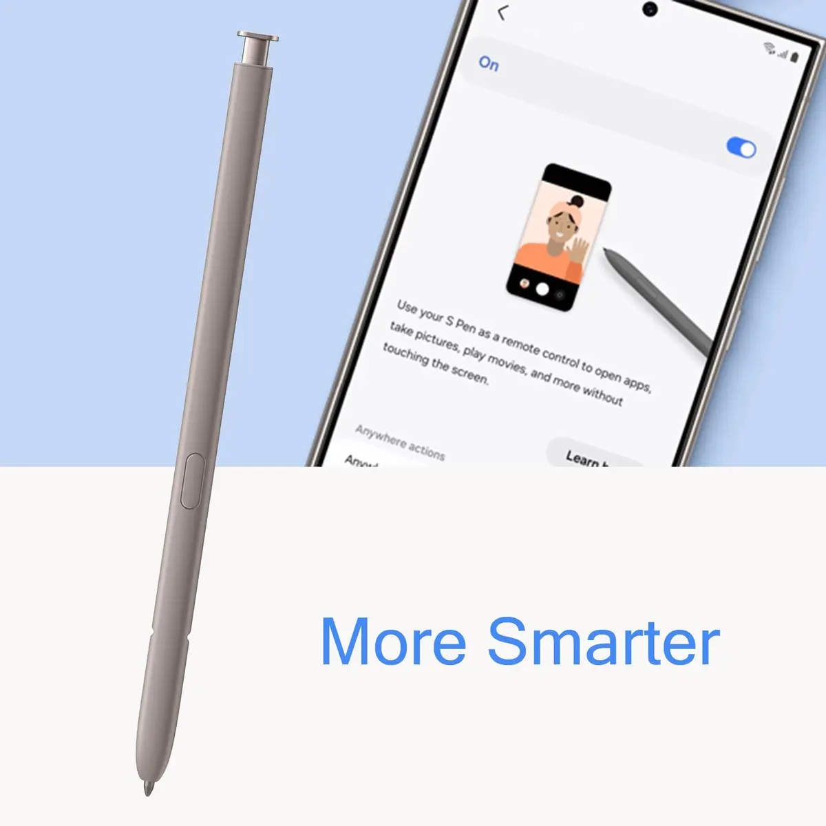 LiXiongBao 2 Pack S24 Ultra S Pen for Samsung Galaxy S24 Ultra | 4096 Pressure Sensor, Light Gray - view 4