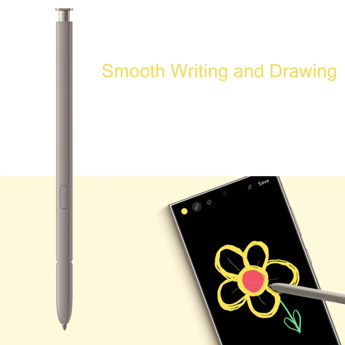 LiXiongBao 2 Pack S24 Ultra S Pen for Samsung Galaxy S24 Ultra | 4096 Pressure Sensor, Light Gray - view 5