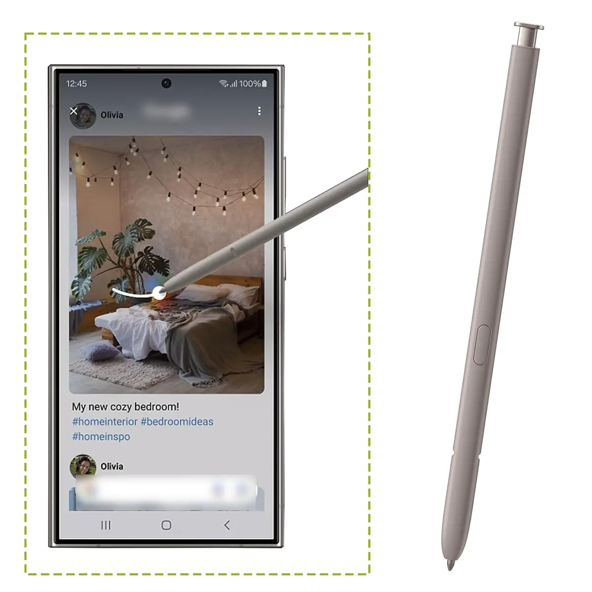 LiXiongBao 2 Pack S24 Ultra S Pen for Samsung Galaxy S24 Ultra | 4096 Pressure Sensor, Light Gray - view 6