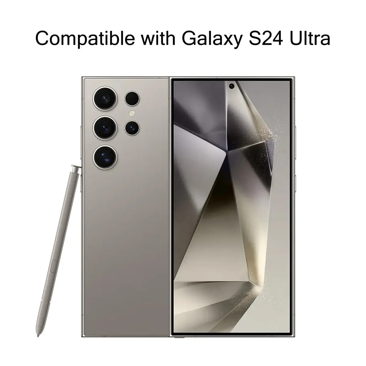 LiXiongBao 2 Pack S24 Ultra S Pen for Samsung Galaxy S24 Ultra | 4096 Pressure Sensor, Light Gray - view 2