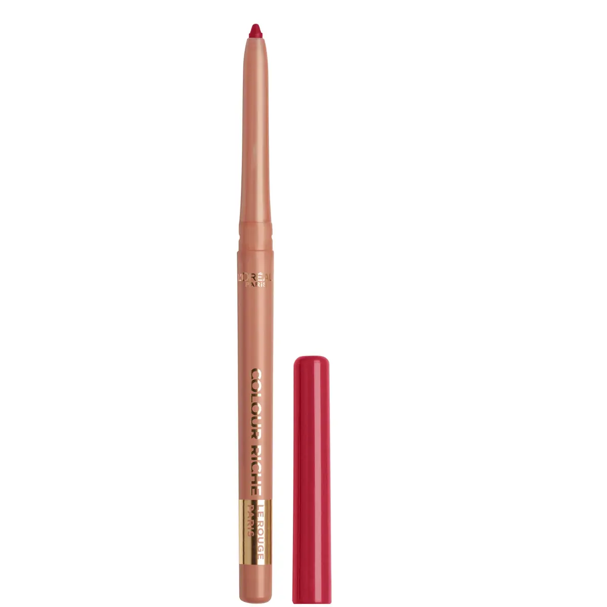 L'Oreal Paris Colour Riche Lip Liner Pencil, Creamy Lip Contour with Omega 3 & Vitamin E, 300 Le Rouge Paris (True Red) | Full Lip Definition - main product image