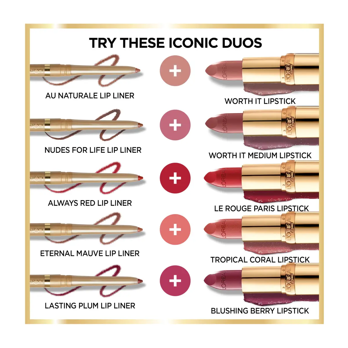 L'Oreal Paris Colour Riche Lip Liner Pencil, Creamy Lip Contour with Omega 3 & Vitamin E, 300 Le Rouge Paris (True Red) | Full Lip Definition - view 6