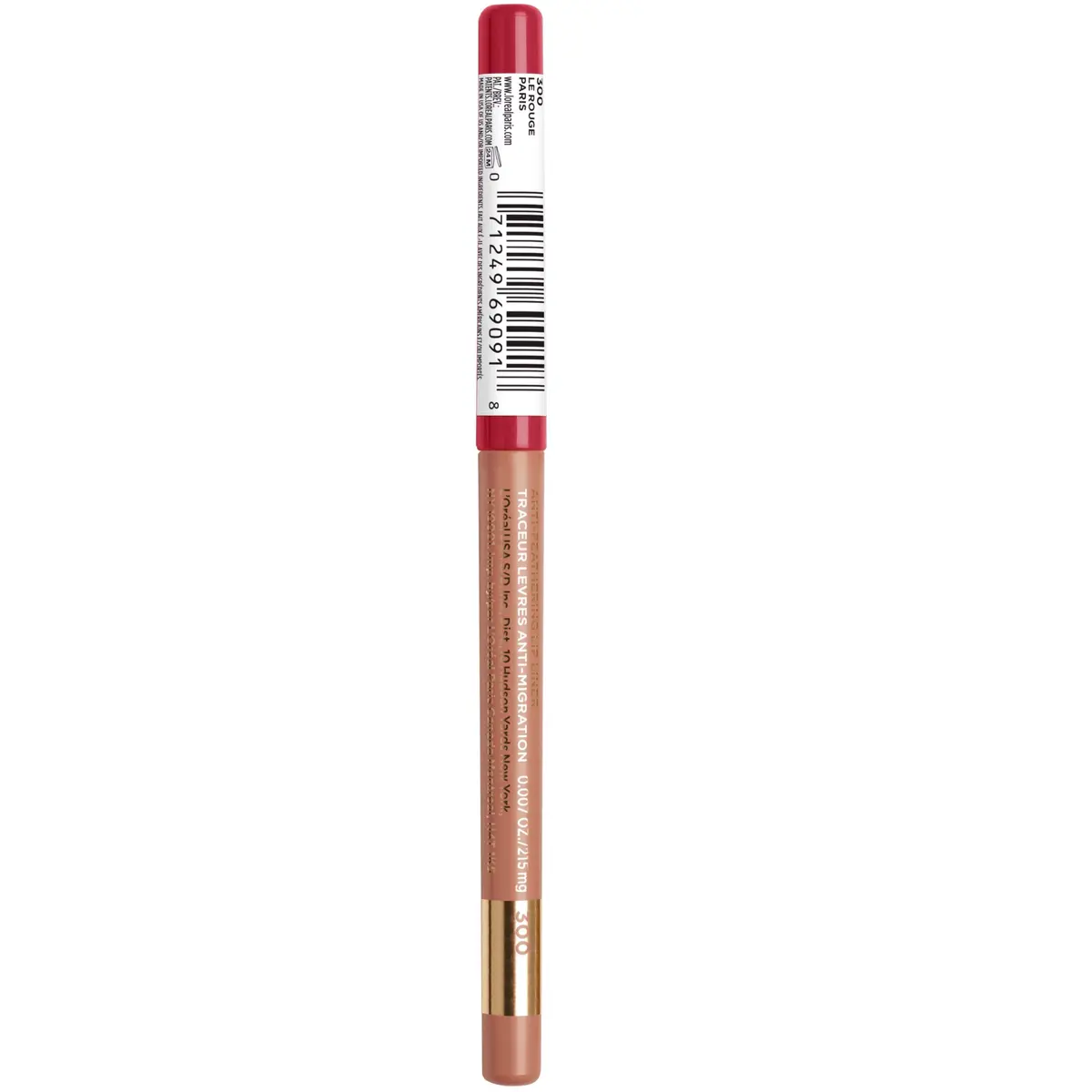 L'Oreal Paris Colour Riche Lip Liner Pencil, Creamy Lip Contour with Omega 3 & Vitamin E, 300 Le Rouge Paris (True Red) | Full Lip Definition - view 7