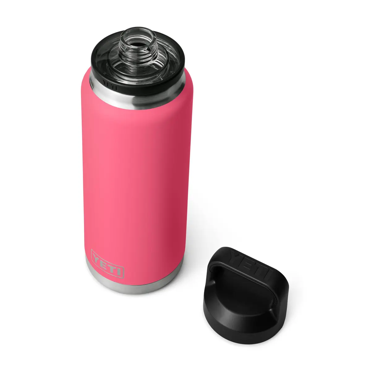 YETI Rambler 36 oz Bottle Vacuum Insulated Stainless Steel with Chug Cap, Tropical Pink | Leakproof, Durable, Keeps Drinks Hot/Cold - view 3