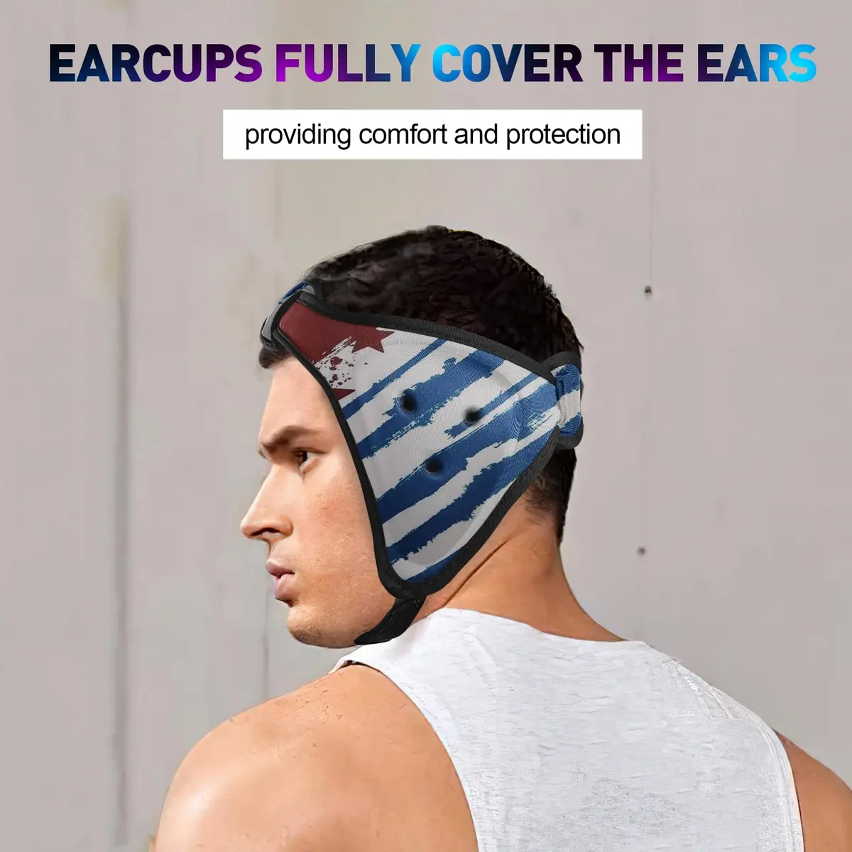 Gelozid Impact Protection Gear for Wrestling, MMA & BJJ | Adjustable Large Headgear (20.7-24.6in) - view 6