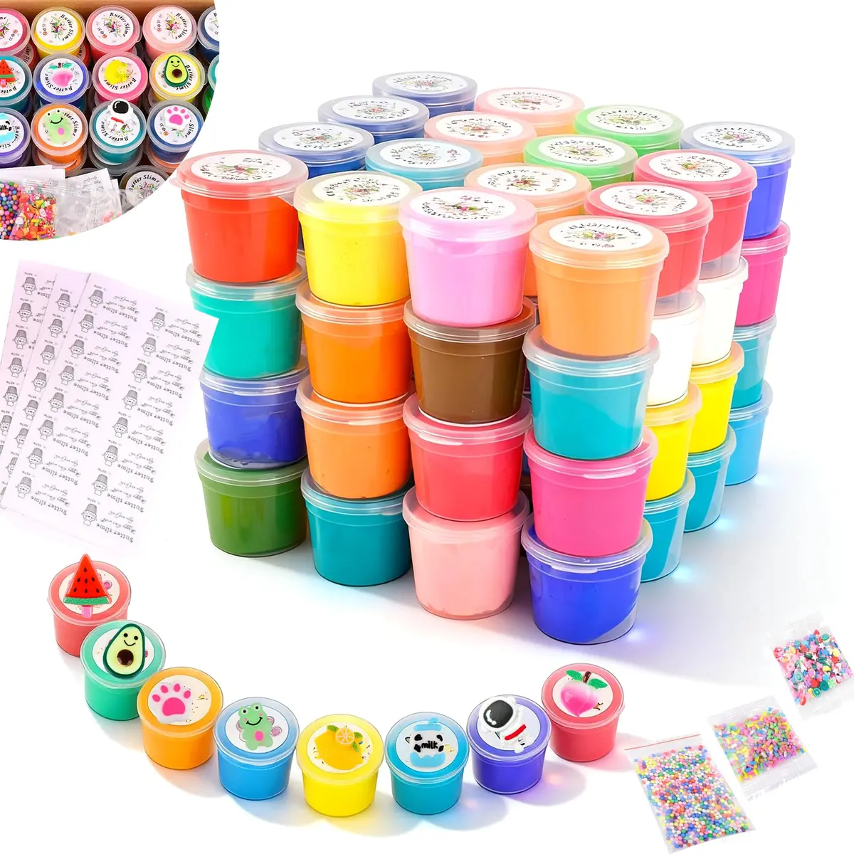 tuupowana Mini Butter Slime 30ml | Scented, Soft & Non-Sticky Stress Relief Toy for Kids - main product image