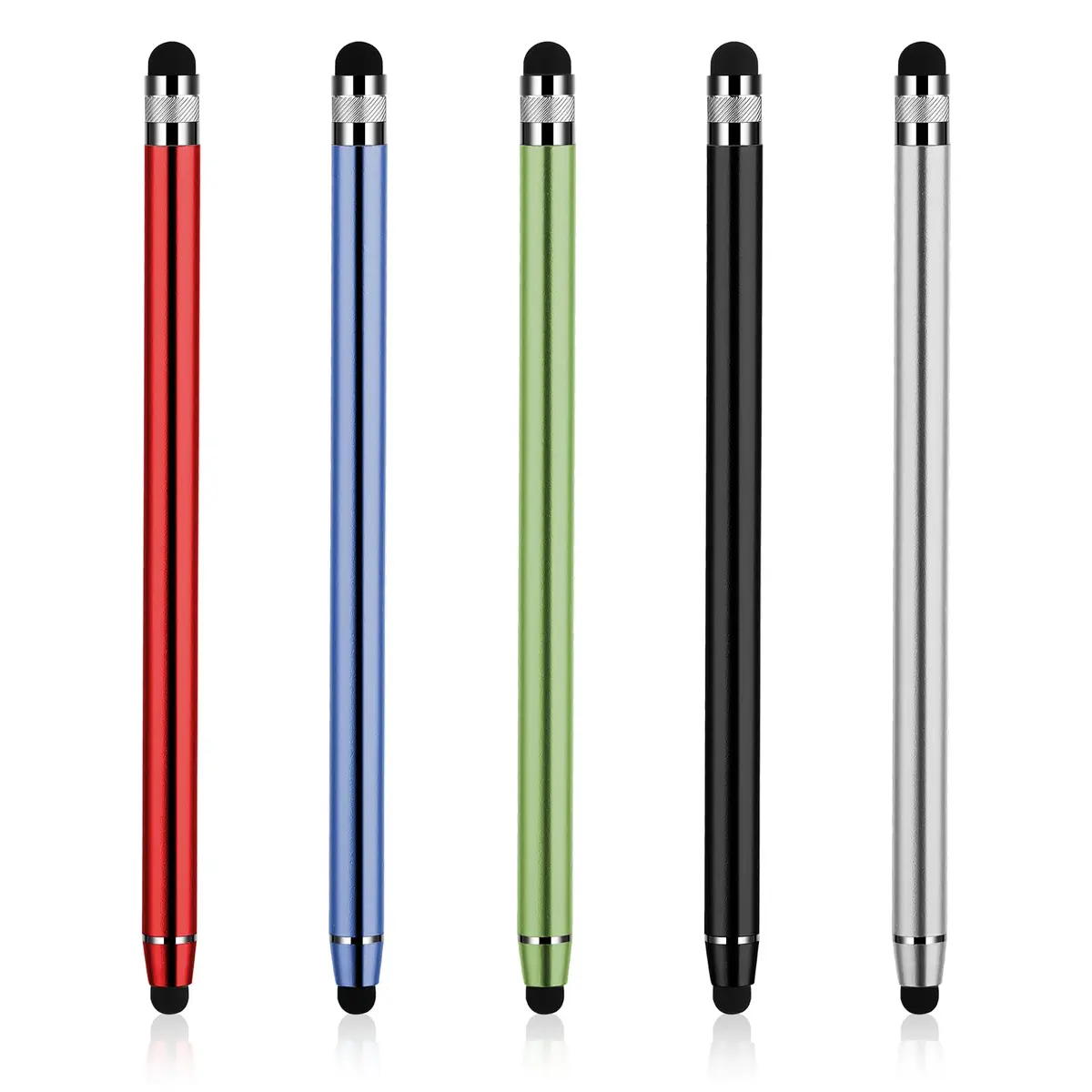 Andibro 5 Pack Dual-end Stylus Pens for Touch Screens | High Sensitivity Silicone Stylus for Smartphones & Tablets - main product image