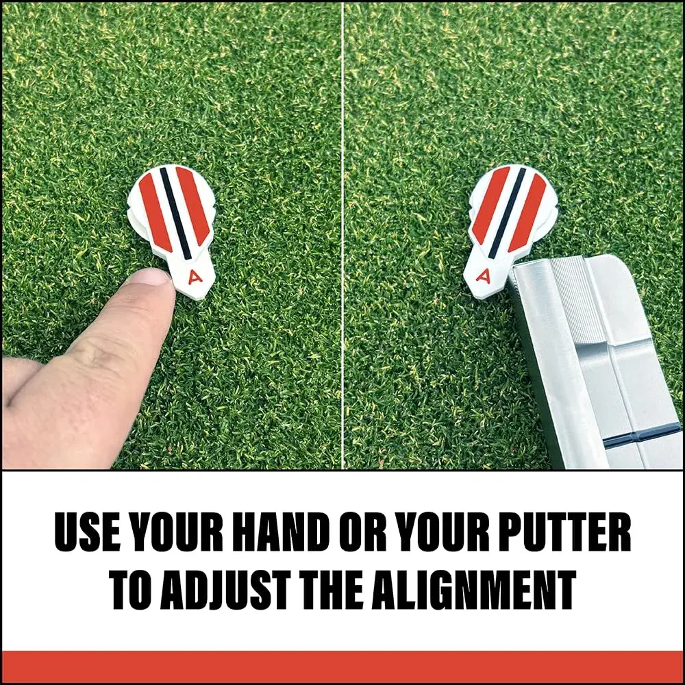 Alignment Ball Mark Red Golf Club Putting Alignment Aid Tool | USGA Compliant - view 7