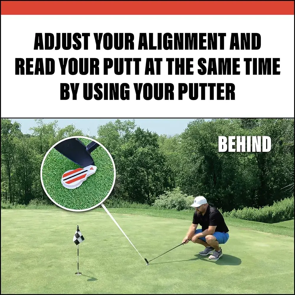 Alignment Ball Mark Red Golf Club Putting Alignment Aid Tool | USGA Compliant - view 8