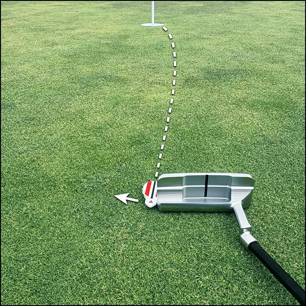 Alignment Ball Mark Red Golf Club Putting Alignment Aid Tool | USGA Compliant - view 9