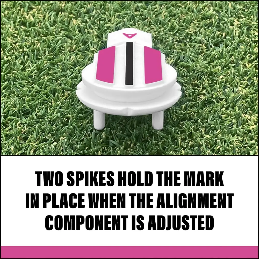 Alignment Ball Mark Pink Golf Ball Marker with 360° Rotating Alignment Aid | USGA Compliant - view 5