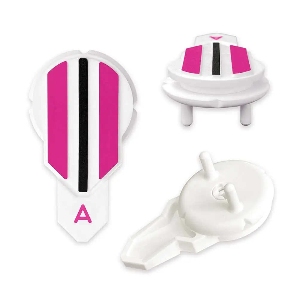 Alignment Ball Mark Pink Golf Ball Marker with 360° Rotating Alignment Aid | USGA Compliant - view 2
