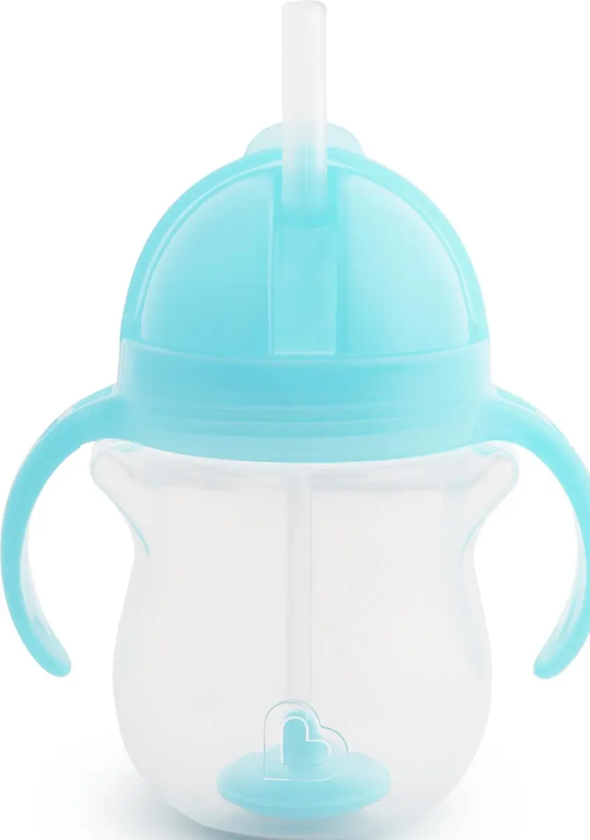 Munchkin Any Angle Sippy Cup 7oz | Spill Proof Weighted Straw for Toddlers - main product image
