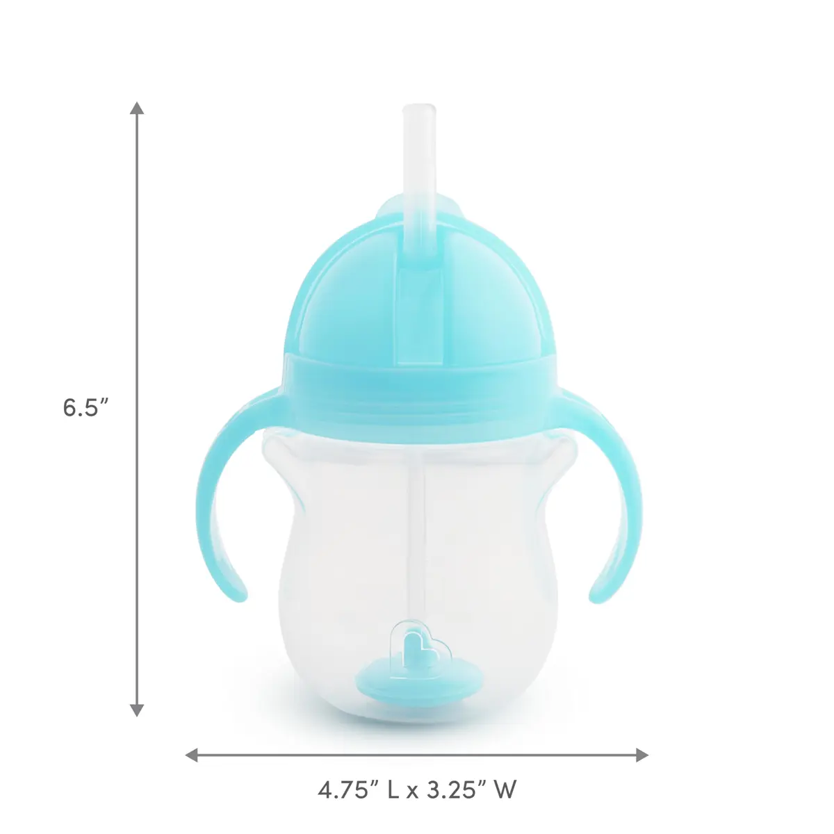Munchkin Any Angle Sippy Cup 7oz | Spill Proof Weighted Straw for Toddlers - view 6