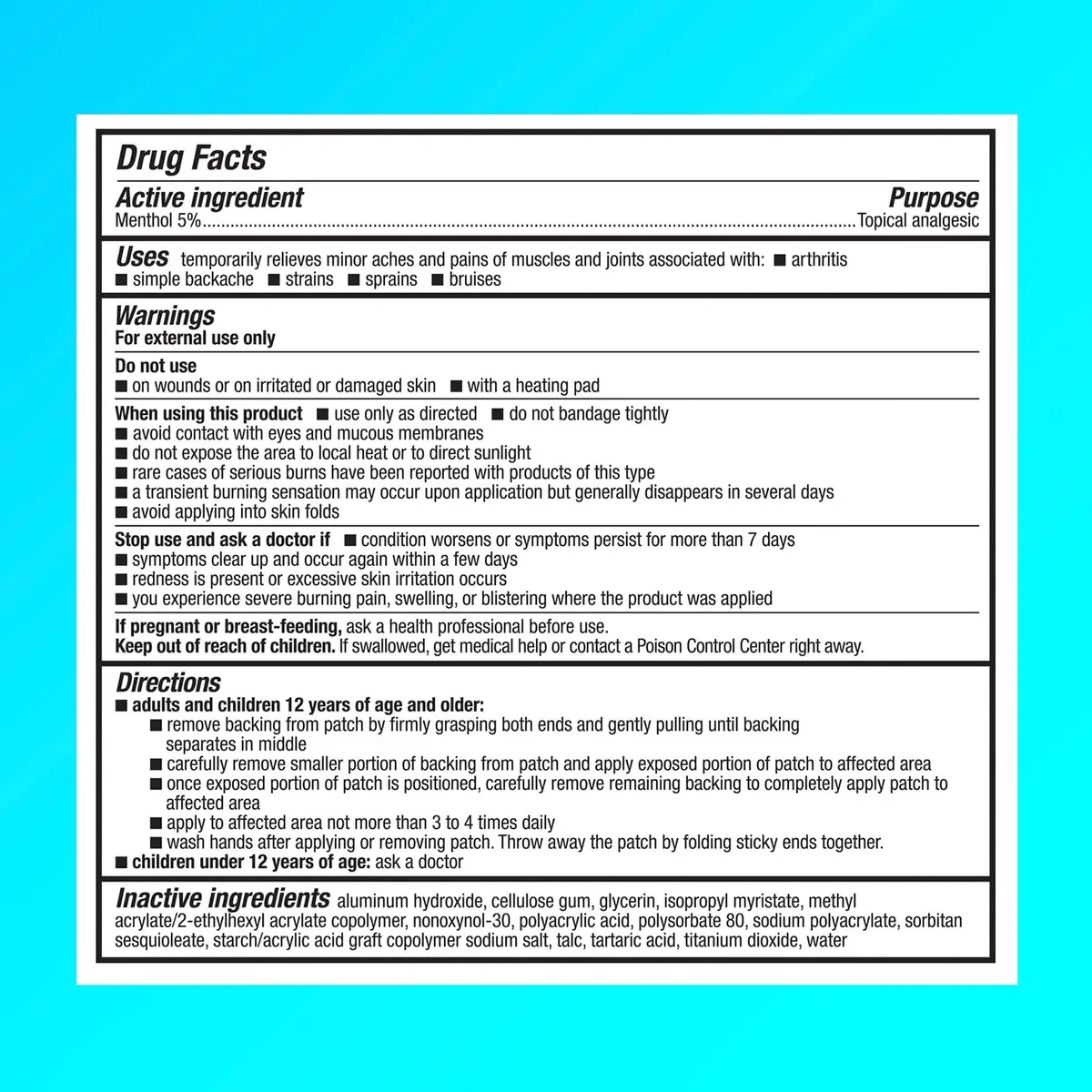 Icy Hot XL Pain Relief Patches 3 Count | Targeted Back & Large Area Relief, Menthol & Contrast Therapy - view 2