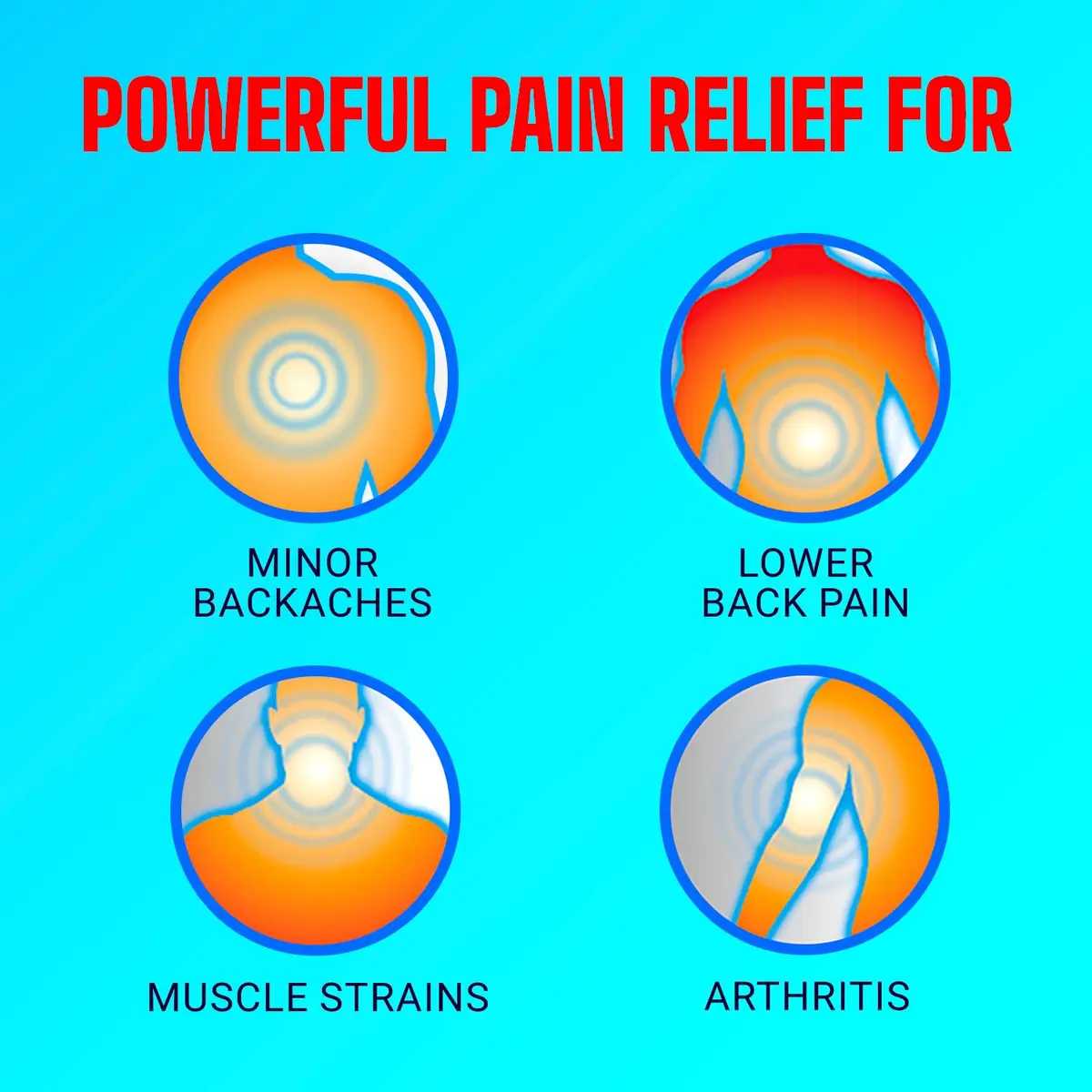 Icy Hot XL Pain Relief Patches 3 Count | Targeted Back & Large Area Relief, Menthol & Contrast Therapy - view 3