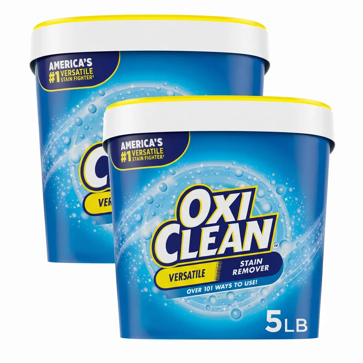 OxiClean Versatile Stain Remover Powder 5 lb (Pack of 2) | Oxygen-Powered Laundry & Home Cleaner - main product image