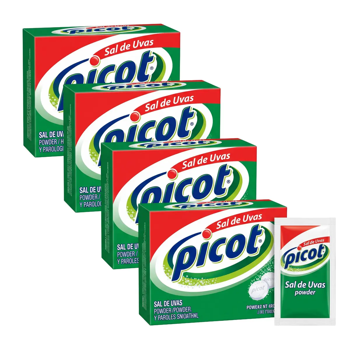 SAL DE UVAS PICOT Effervescent Antacid Powder Pack of 12 | Fast Relief for Heartburn & Upset Stomach - main product image