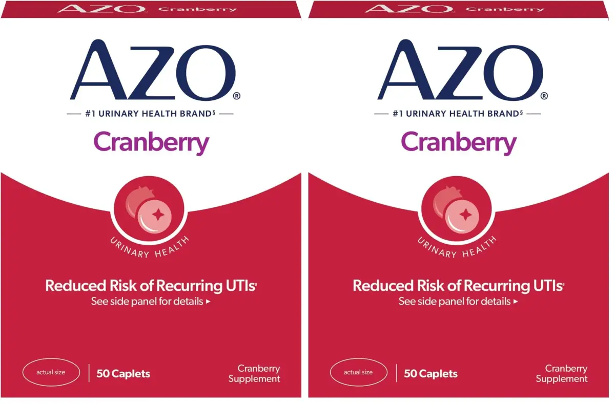 AZO Cranberry Pills 100 Count (Pack of 2) | Urinary Tract Health Supplement - main product image